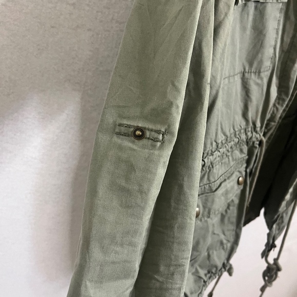 Life in Progress Olive Green Military Utility Jacket – Size M - Picture 13 of 16